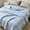 Blue, variant on QuanTara Stylish Voile Washed Summer Quilt, Cloud Soft Gauze Duvet, Lightweight Polyester Bedding, Double Size 78.74x59.06in