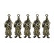 thumbnail image 1 of 5 piezas de estatuas pequeñas doradas estatuilla decoraciones DIY llaveros, 1 of 6