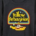 thumbnail image 3 of The Beatles - Yellow Submarine Rainbow Logo - Women's Lightweight French Terry Long Sleeve Shirt, 3 of 6