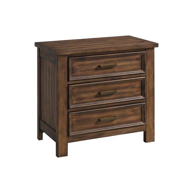 Picket House Furnishings Damen Table de Chevet à 3 Tiroirs