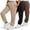 Black, Beige, Brown, variant on Girls Sweatpants 3 Pack Fleece Joggers, Teen Athletic Pants with Zipper Pockets 4-16