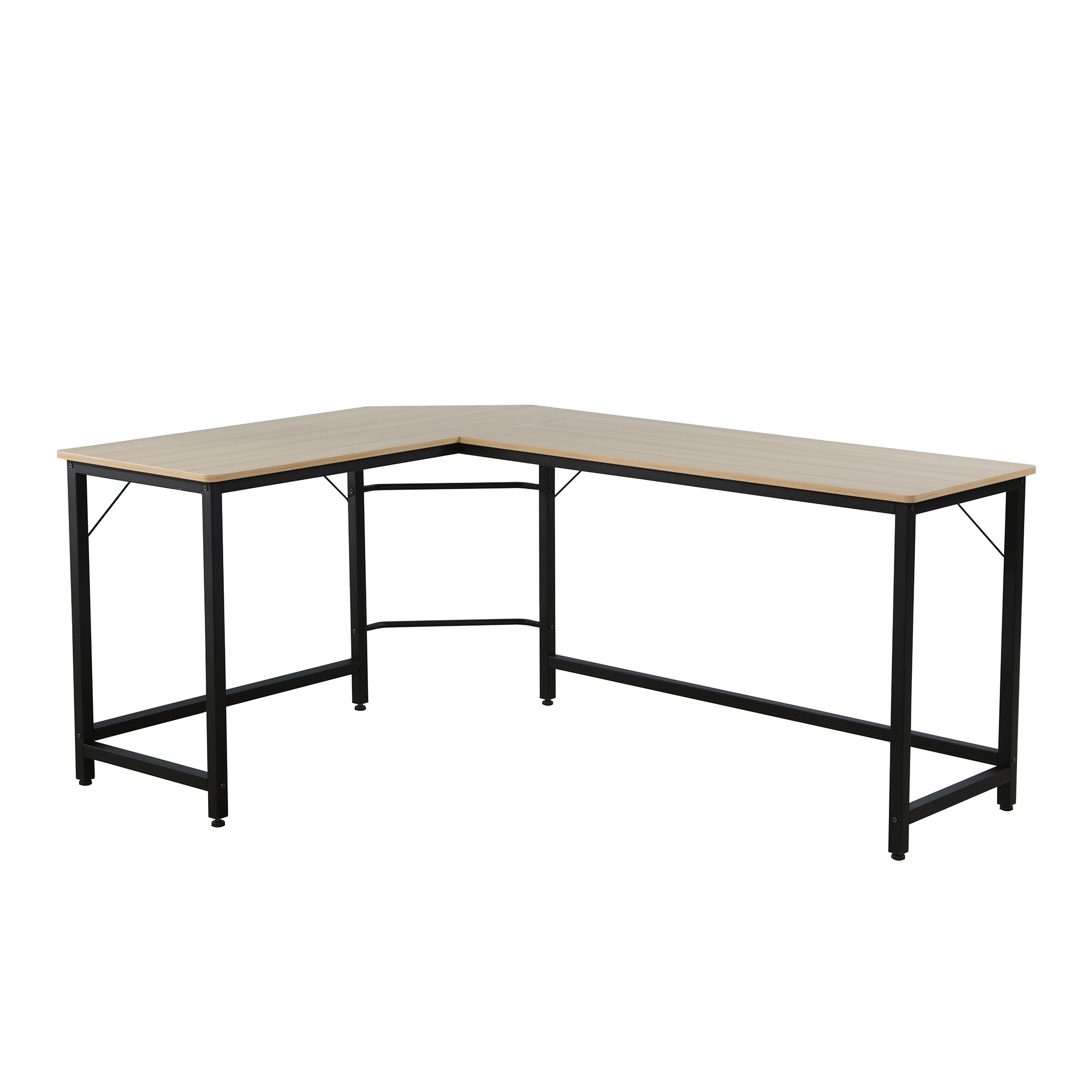 Industrial Style LShaped Corner Desk ,Simple Home Office Corner Desk