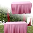 thumbnail image 1 of Champagne Orange Red 122x60x76cm Elastic Cover Outdoor Wedding Festival And Party Rectangular Elastic Tablecloth, 1 of 6