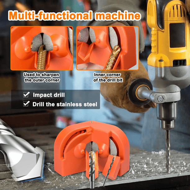 Multipurpose Electric Drill Bits Grinding Sharpener Wear Resistant Diamond Grinding Blade Sharpening Tool Impact Drill Milling