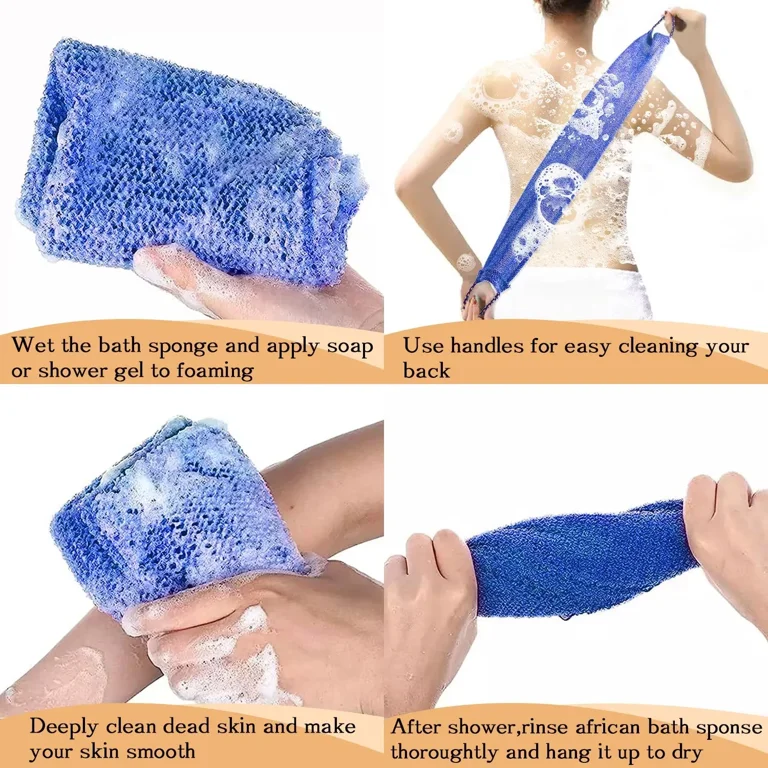 Dr.Pedi African Net Sponge Set, 3-Pack Body Scrubbers photo 3