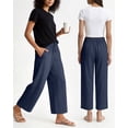thumbnail image 6 of REDESS Capri Pants for Women Summer Capris Adjustable Drawstring with Pockets M-XXXL, 6 of 7