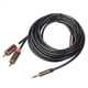 thumbnail image 2 of 3X Cable de Alta Fidelidad EstéReo de 3,5 mm una Cable de Audio Aux Jack 3,5 y Divisor para Amplificadores Audio Coche Aux TeléFono MóVil, 2 of 5