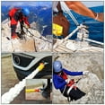 thumbnail image 4 of Labwork 5/8"x150' Arborist Bull Rope Durable Pulling Rigging Rope Nylon Polyester Blend, 4 of 9