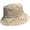 Beige, variant on CoCopeaunts Plain Women Bucket Hat Bead Decorate Fisherman Hat Outdoor Wild Flat Top Foldable Basin Hat Four Seasons All-Match
