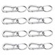 thumbnail image 5 of unbranded 8Ud Metal Carabiner Clip Keyring Plateado Zinc Organizador Para Llaves Y, 5 of 8