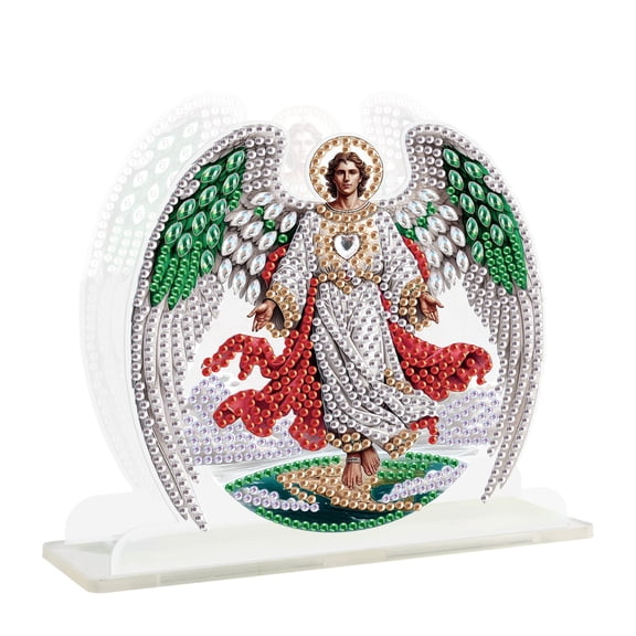 DIY diamond painting napkin holder kit, Jesus personalised desktop tissue storage decoration, creative table ornaments, gift and home dual use