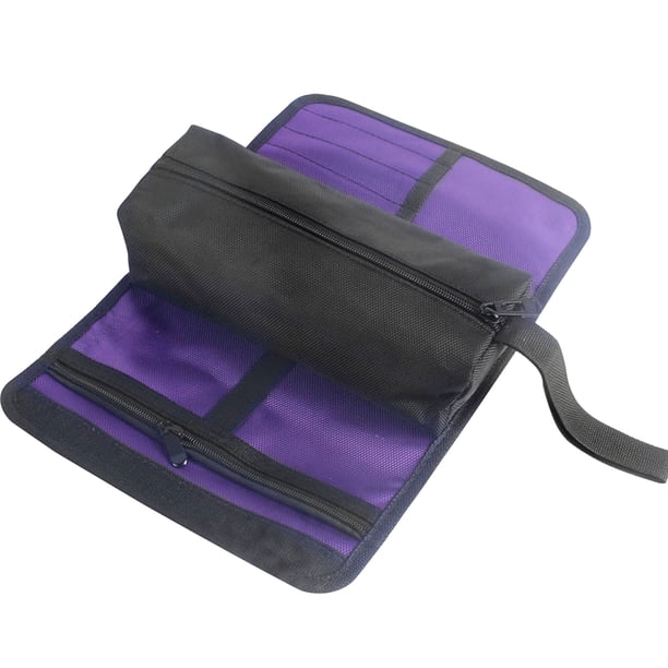 Bolsa enrollable para herramientas - Bolsa organizadora de llaves enrollable multiusos (púrpura) Ehuebsd Para estrenar