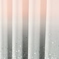 thumbnail image 5 of Glitter Ombre Metallic Print Window Curtain Panels Aqua/Gray 52x84 Set, 5 of 11
