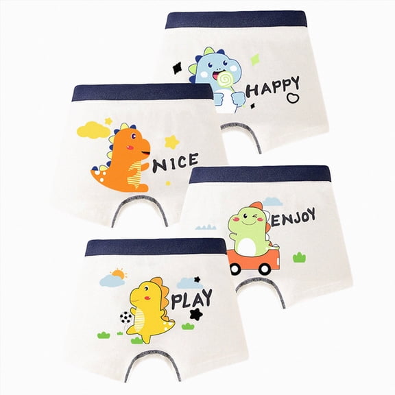 4 Pack Potty Training Pants Cotton Absorbent Toddler Underwear for Boys and Girls 6-12 Months 12-24 Months 2t 3t 4t 5t 6t 7t 8t 9t Children White 2-3 Years