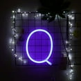 thumbnail image 5 of Letter Neon Lights, LED Neon Night Light Neon Lights Wall Decorative Night Light for Kids Bedroom Battery USB Operated Purple, 5 of 8