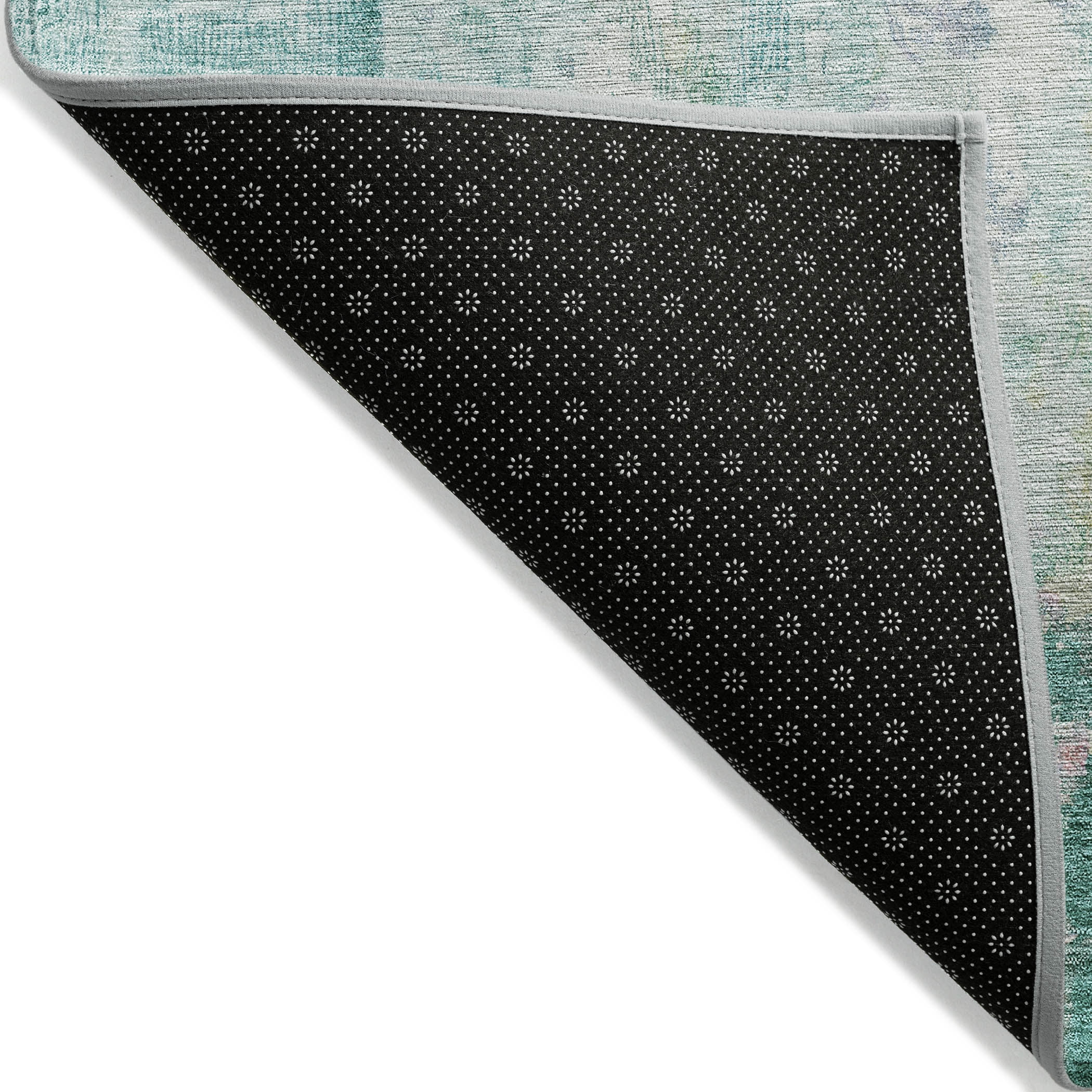 Addison Rugs Chantille Indoor/Outdoor Transitional Abstract Teal Washable Rectangle Rug, 2'6" x 3'10"