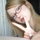 thumbnail image 1 of Gafas de montura pequeña para niña bidimensional, estilo retro, estilo Y2G, para mujer, estilo callejero, montura de gafas con degradado liso, 1 of 1