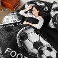 thumbnail image 4 of jejeloiu Soccer Game 7 Pieces Bedding Comforter Set,Football Sport Gaming Full Bedding Set For Boys Kids Reversible, 4 of 8