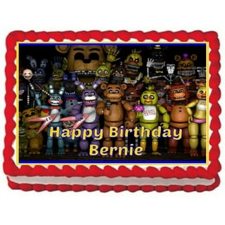 Five Nights at Freddy's Happy Birthday Sign FNAF Birthday Banner 5 Nights  Freddy's Party 5 Nights Freddy's Video Game Party 100817 
