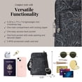 thumbnail image 4 of Bandolera Baggallini Securtex® Anti-Theft Midnight Blossom, 4 of 6