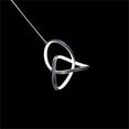 thumbnail image 4 of WAC Lighting Vornado 7" 1-Light 3000K LED Mini Modern Aluminum Pendant in Black, 4 of 5