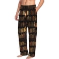 thumbnail image 2 of Fotbe Men'S Bookshelvesclassic Pajama Pants With Elastic Waist And Drawstring Pockets，Pajama Pants Mens Lounge Pants Super Soft, 2 of 9