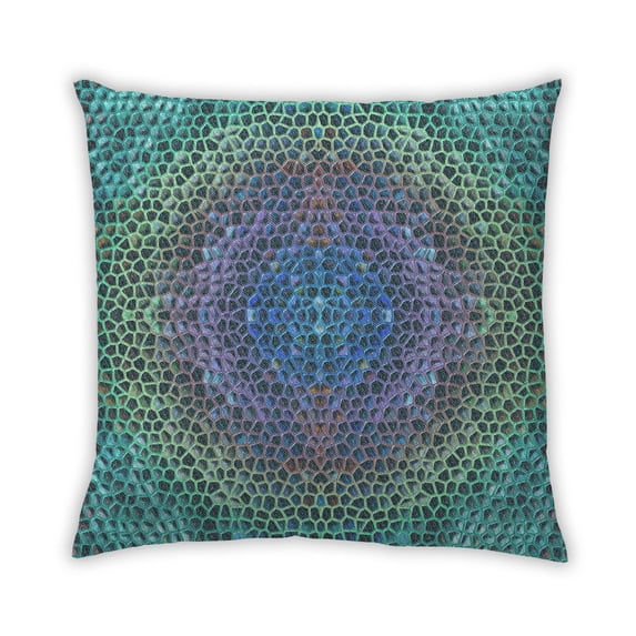 Ahgly Company Indoor Square Contemporary Throw Pillow, 18 inch by 18 inch