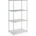 thumbnail image 3 of Global Industrial 24247C Nexel Chrome Wire Shelving, 24 x 24 x 74 in., 3 of 4