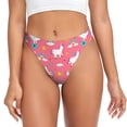 thumbnail image 1 of Balery Yoga Unicorn Tangas de Algodón para Mujer con Estampado – Ropa Interior Sexy, Transpirable, G-string-X-Small, 1 of 1