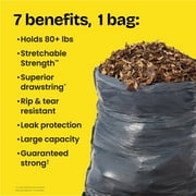 Glad ForceFlex Heavy Duty Trash Bags With Clorox, Mountain Air Scent, 30 Gallon, 40 Count