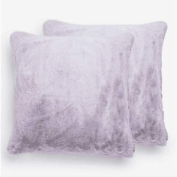 Faux Fur Throw Pillow - Set of 2