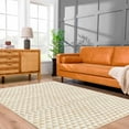 thumbnail image 2 of BoutiqueRugs Colm Contemporary Area Rug - Rose Cream, Dark Beige, Khaki - 27" x 45", 2 of 8