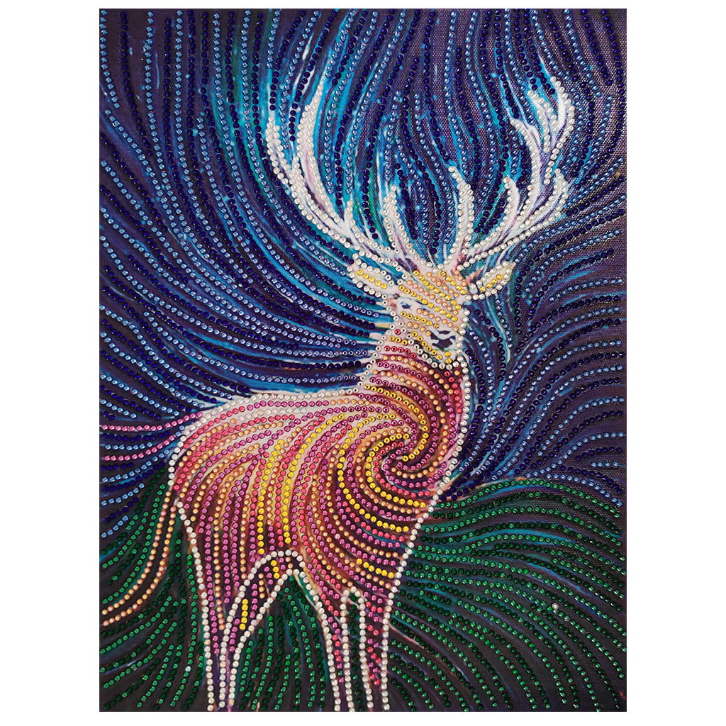 5D DIY Diamond Painting Animal Horse Embroidery Cross Crafts Stitch Deco EE_ HK