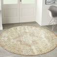thumbnail image 6 of Nourison Home Essentials Persian 6' x Round Beige Rust Vintage Rug, 6 of 10