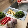 thumbnail image 5 of ziyahi Adjustable Sink Drain Shelf Sink Strainer Basket Vegetable Fruits Storage Rack Sink Sponge Holder for Kitchen, 5 of 5