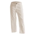 thumbnail image 5 of FUNUONY Women's Linen Straight Leg Capri Pants Beach High Waisted Drawstring Casual Loose Capris Pants with Pockets Lounge Pant Comfy 2025 Business Work Pants Cropped Linen Pants Women High Waisted, 5 of 9