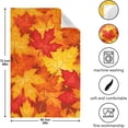 thumbnail image 3 of GZHJMY Fall Maple Leaves in Autumn Kitchen Towel, Dish Towels Quick Drying Tea Towels Absorbent Hand Towels for Kitchen Sink Dinner Table 28 x 18 Inches, Set of 4, 3 of 7