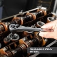 thumbnail image 4 of Hyper Tough 1/4-Inch Drive Pear Head Ratchet, 4 of 12