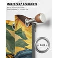 thumbnail image 6 of nqOlkjepod Outdoor Curtains for Patio Waterproof, Sunflower Rooster Outdoor Privacy Panels Grommet, Retro Watercolor Summer Flowers Blackout Outside Curtains for Porch/Cabana 54"x108", 1 Panel, 6 of 8