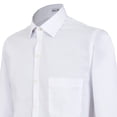thumbnail image 3 of Camisa basica Michel Blanc hombre blanca, 3 of 5