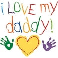 thumbnail image 2 of CafePress - I Love My Daddy Infant Bodysuit - Baby Light Bodysuit, Size Newborn - 24 Months, 2 of 4