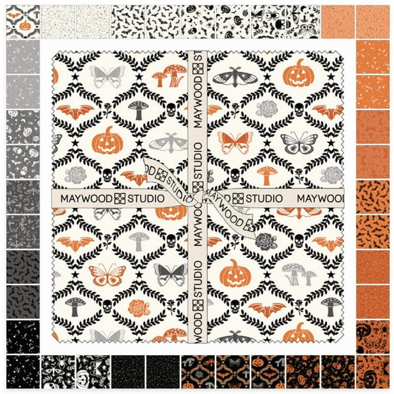 Maywood Studio - Goth Gardens 10" Squares 42 pcs