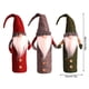thumbnail image 5 of Bewildely Funda para botella de vino de Navidad, felpa larga, Rudolf, manga a prueba de polvo, telas no tejidas, sombrero de piezas, fundas Kits de decoración para fiestas Rojo, 5 of 6