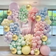 thumbnail image 4 of Juego de Globos para Decoraciones de Fiesta, 134 Pcs Macaron Color Guirnalda Arco Kit para Propuesta, Boda, Cumpleaños, Aniversario, 4 of 4