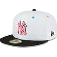 thumbnail image 3 of Men's New Era White New York Yankees Neon Eye 59FIFTY Fitted Hat, 3 of 5