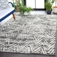thumbnail image 3 of SAFAVIEH Cottage Ronni Chevron Indoor/Outdoor Area Rug, Grey, 4' x 6', 3 of 8