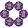 thumbnail image 3 of SKYSONIC Mardi Gras Round Placemats for Dining Table Non-Slip Heat-Resistant Polyester Table Mats Set of 1 Washable Table Mats for Kitchen Dining Table Decoration, 3 of 7