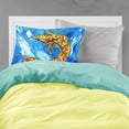 thumbnail image 2 of Carolines Treasures MW1226PILLOWCASE Ice Blue Shrimp Fabric Standard Pillowcase, 2 of 2
