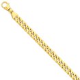 thumbnail image 3 of 14K Yellow Gold 10.1mm Polished Fancy Link Bracelet, 3 of 5