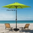 thumbnail image 3 of AKEGAMN Liquidation! Toile de Parasol de Patio Extérieur Toile de Parasol Remplaçable Toile de Parasol de Table Extérieure Toile de Parasol de Patio Toile de Parasol de Jardin Matériau : la Toile de Parasol Est en poly, 3 of 7